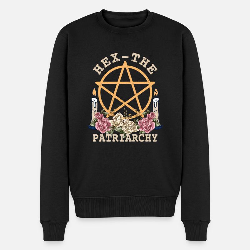 Le féminisme envoûte le patriarcat de manière féministe - Pull Premium bio Homme - noir