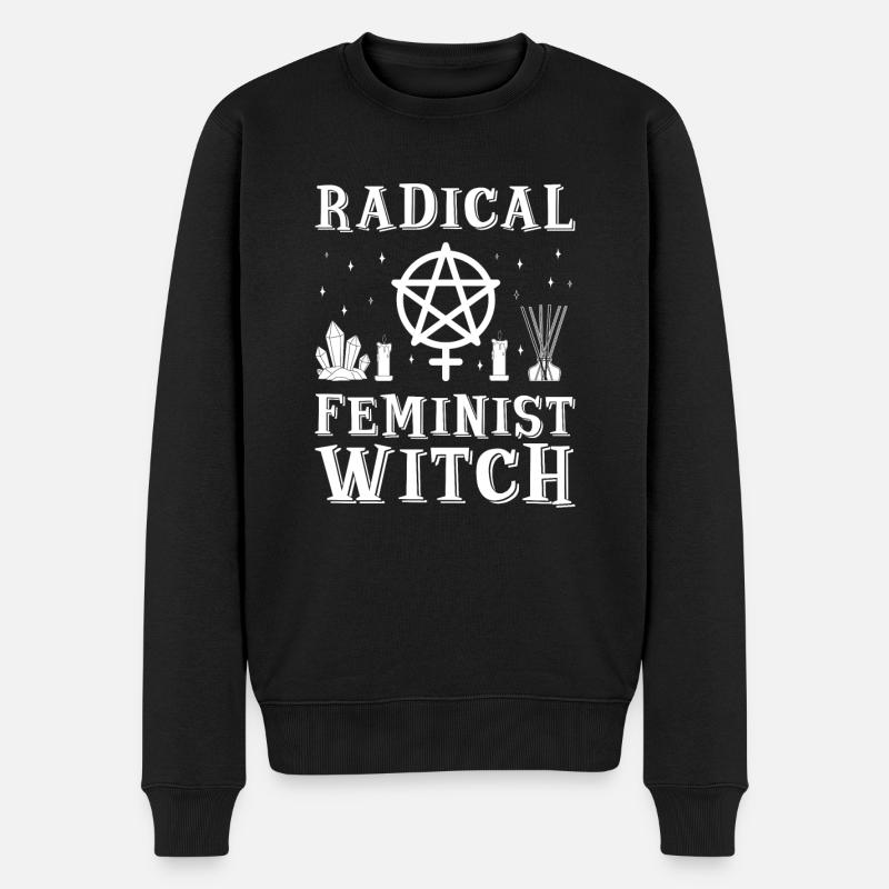 Féminisme féministe radical - Pull Premium bio Homme - noir