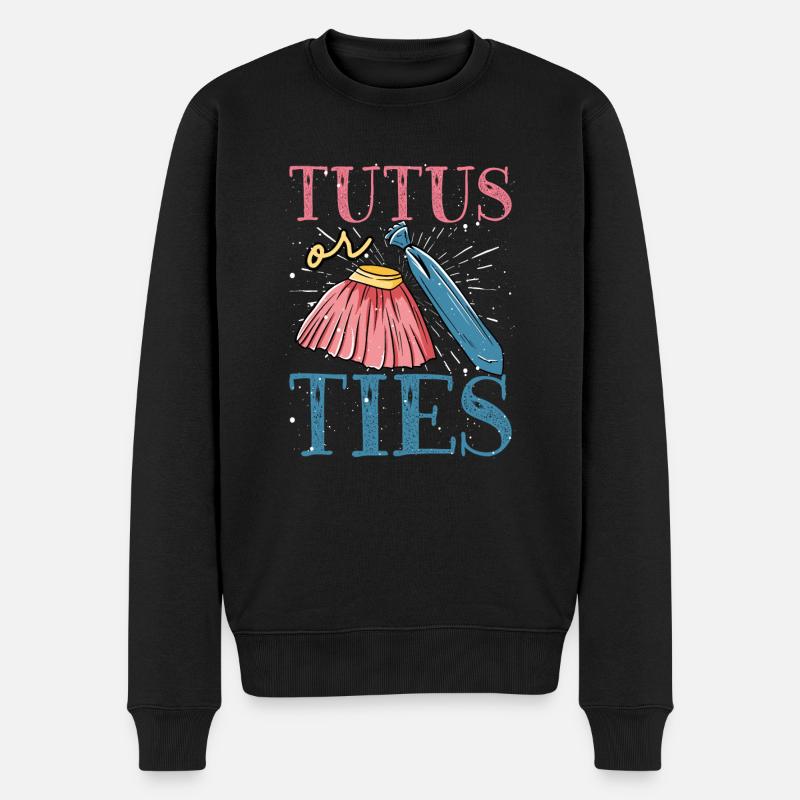 Tutus Oder Krawatten - Männer Premium Bio Pullover - Schwarz