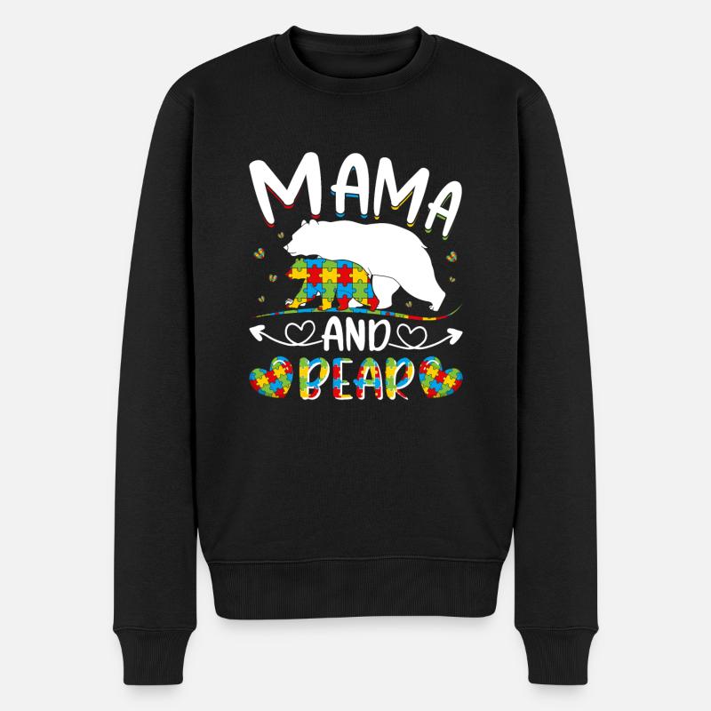 Maman et l’autisme - Pull Premium bio Homme - noir