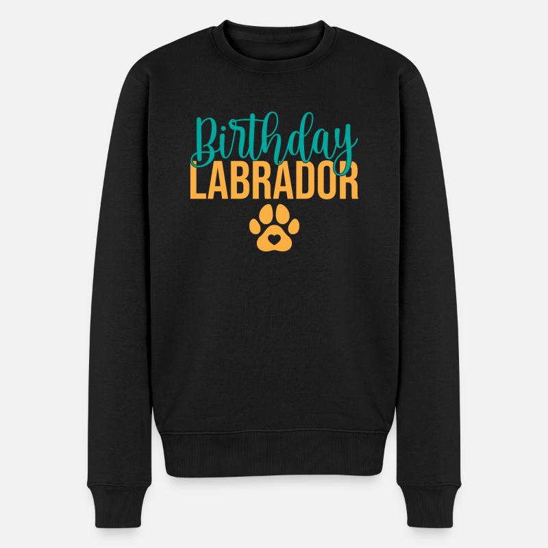 Cadeaux amoureux du Labrador - Pull Premium bio Homme - noir