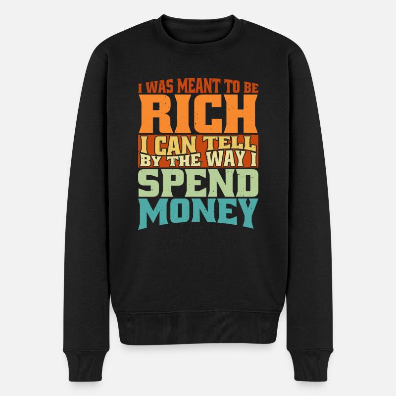 J’étais censé être riche 2 - Pull Premium bio Homme - noir