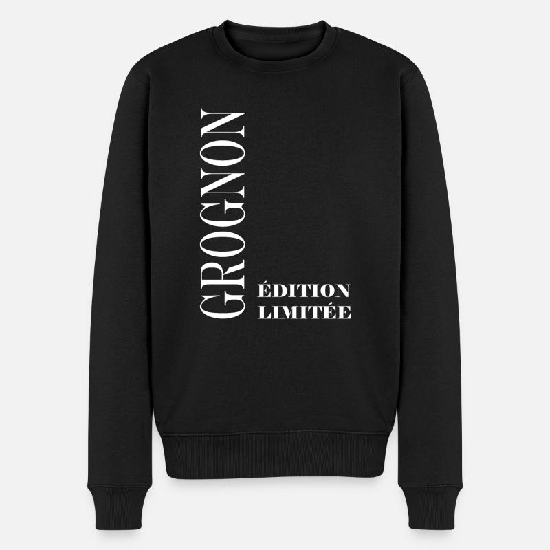 Edition limitée gognoon - Pull Premium bio Homme - noir
