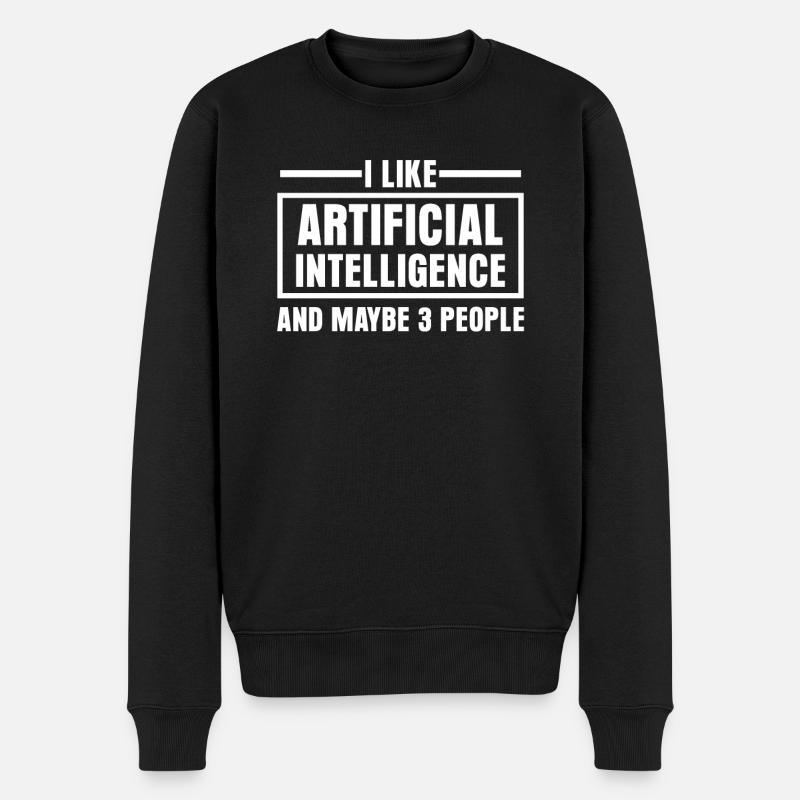 Artifical Intelligence Programmer - Männer Premium Bio Pullover - Schwarz