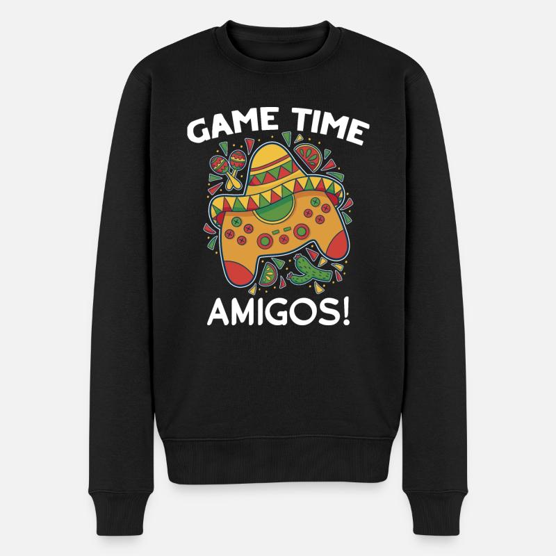 Cinco de Mayo Joystick - Pull Premium bio Homme - noir