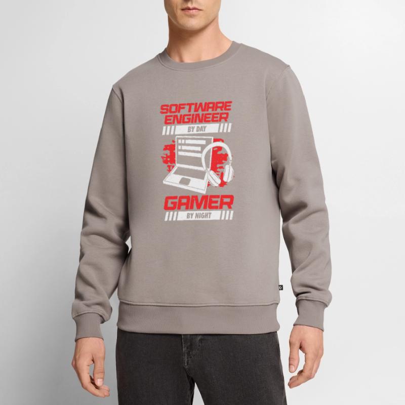 Funny Software Engineer Developer Programmer Gift Männer Premium Bio Pullover