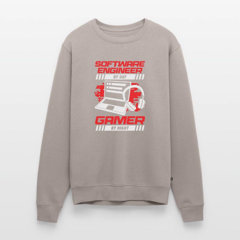 Funny Software Engineer Developer Programmer Gift Männer Premium Bio Pullover