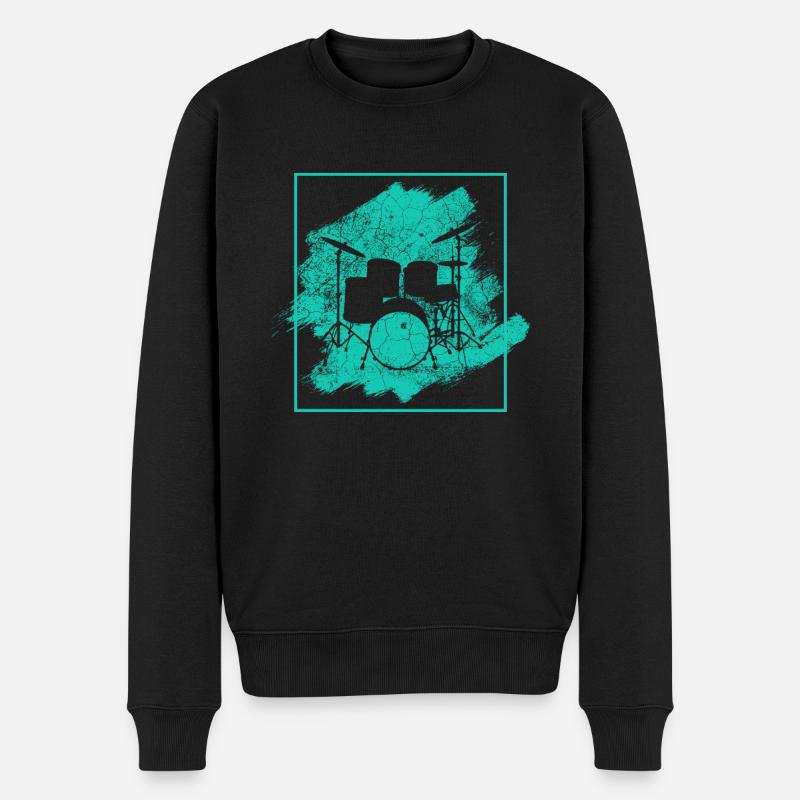 Drummers Drummers Drummers Drummers - Men's Premium Organic Jumper - black