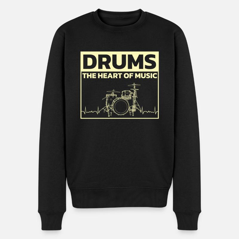 Drummers Drummers Drummers Drummers - Men's Premium Organic Jumper - black