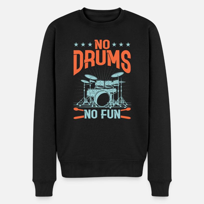 Drummers Drummers Drummers Drummers - Men's Premium Organic Jumper - black