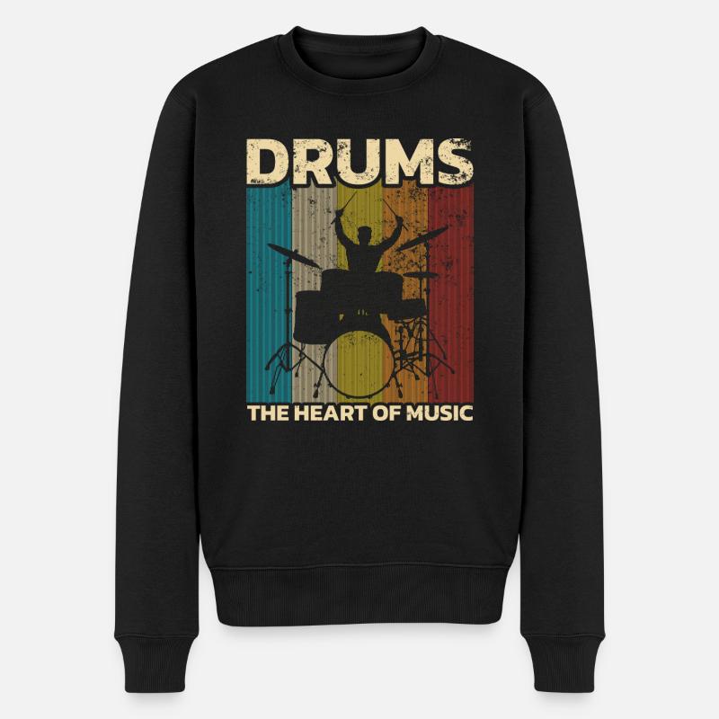 Drummers Drummers Drummers Drummers - Men's Premium Organic Jumper - black