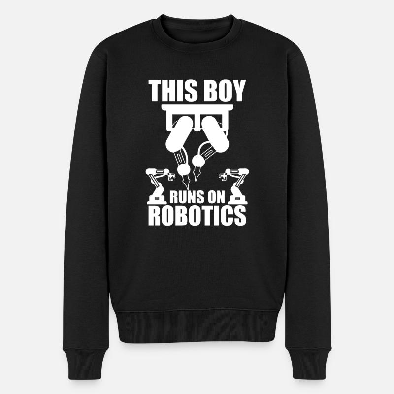 Robotique Ai Robot Garçon - Pull Premium bio Homme - noir