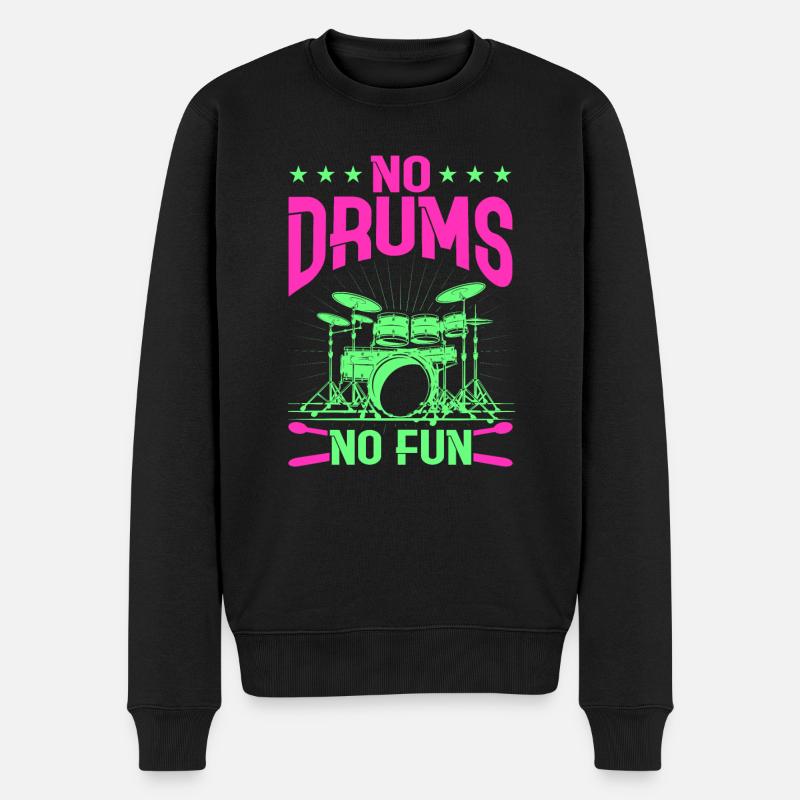 Drummers Drummers Drummers Drummers - Men's Premium Organic Jumper - black