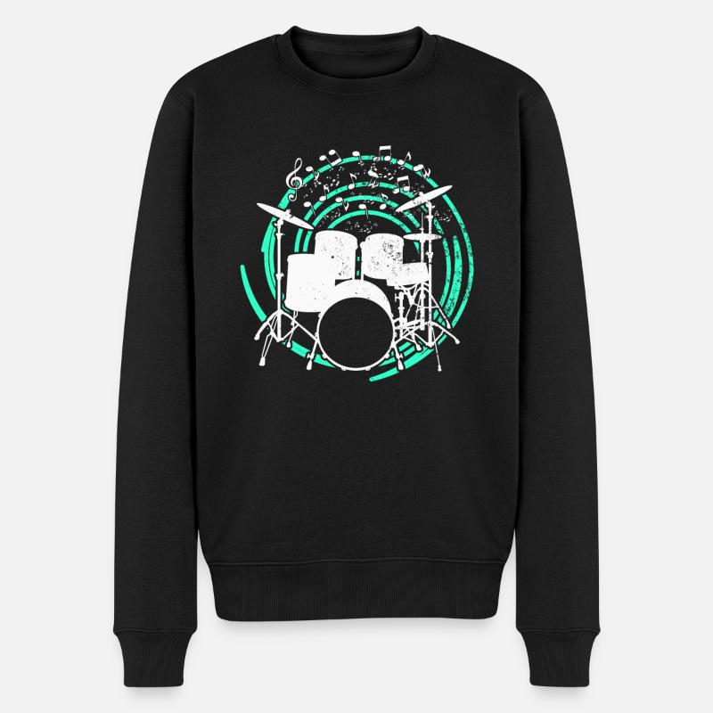 Drummers Drummers Drummers Drummers - Men's Premium Organic Jumper - black