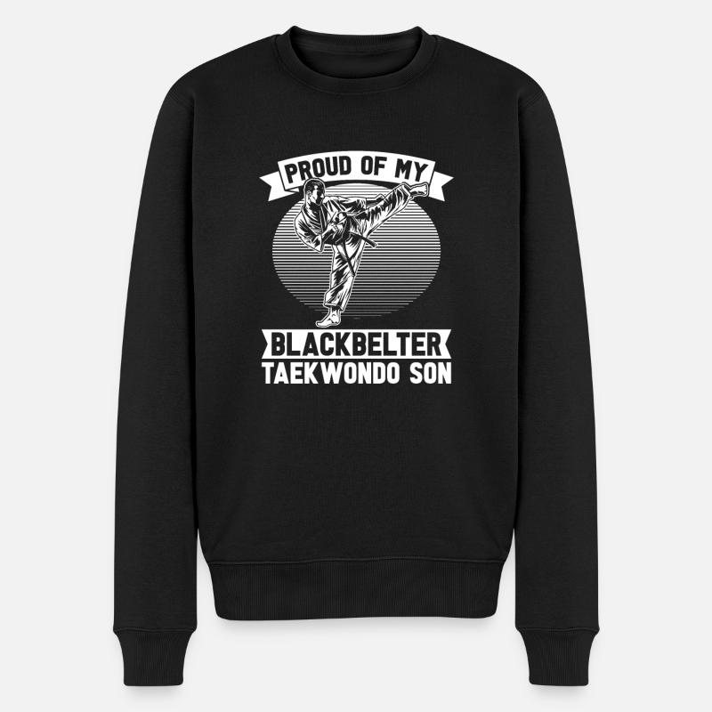 Taekwondo Père Taekwondo - Pull Premium bio Homme - noir