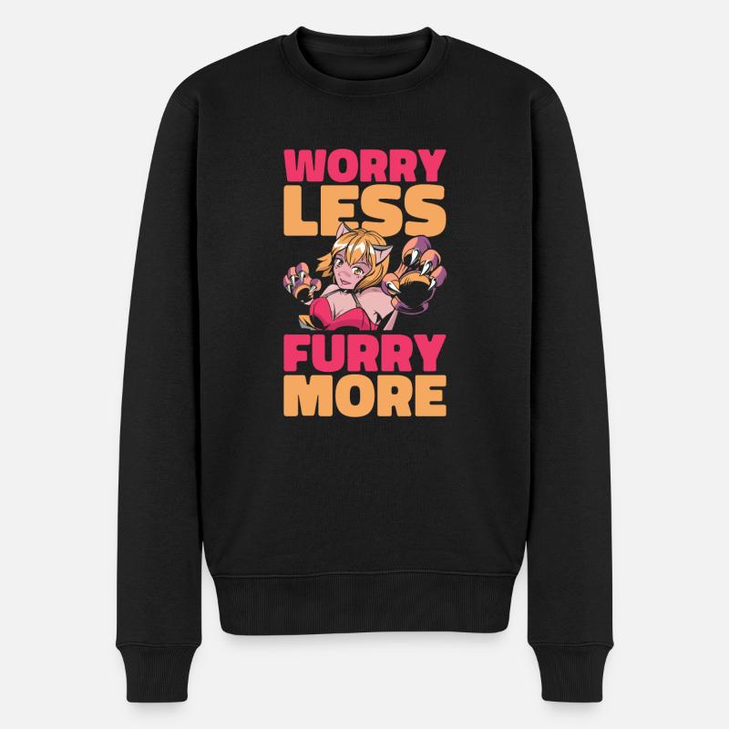 Furry Fandom Fursuits Cool - Pull Premium bio Homme - noir