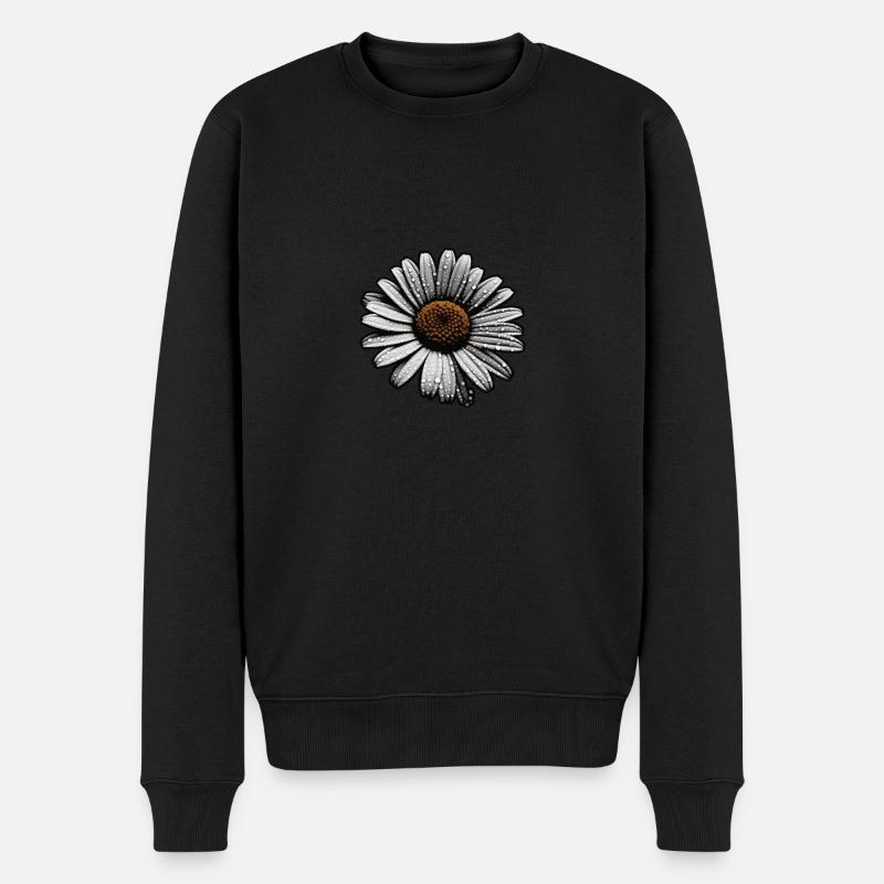 Daisy Sillouetthe - Pull Premium bio Homme - noir