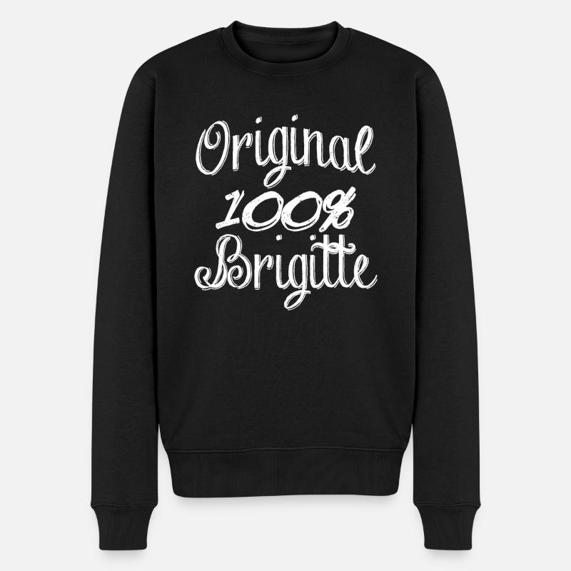 Original 100% Brigitte - Pull Premium bio Homme - noir