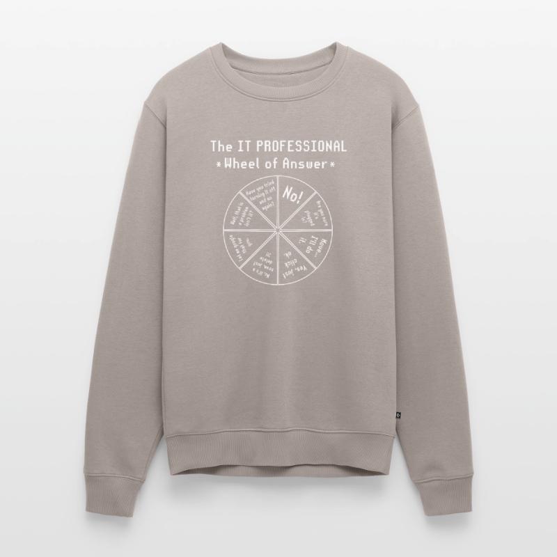 The IT Professional Computer Software Programmer Men's Premium Organic Jumper