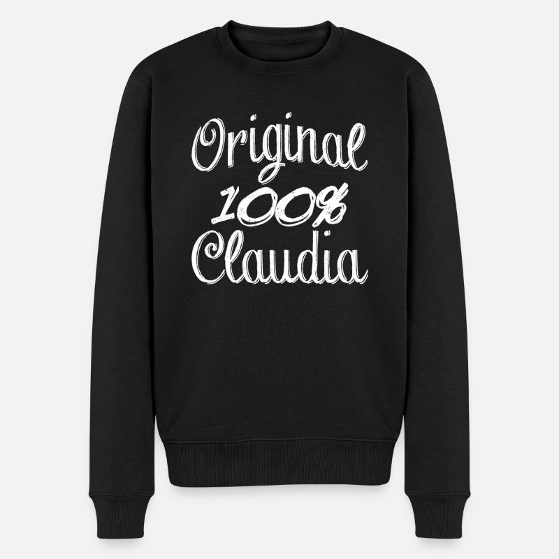 Original 100% Claudia - Pull Premium bio Homme - noir