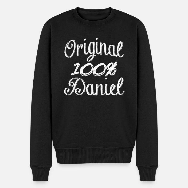 Original 100% Daniel - Men's Premium Organic Jumper - black