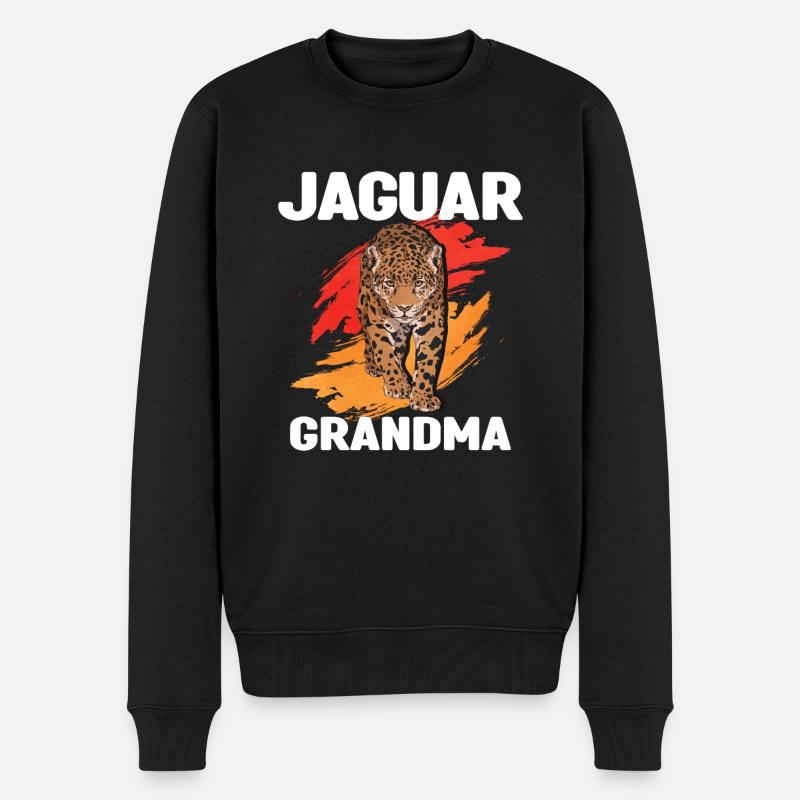 Jaguar Mamie - Pull Premium bio Homme - noir