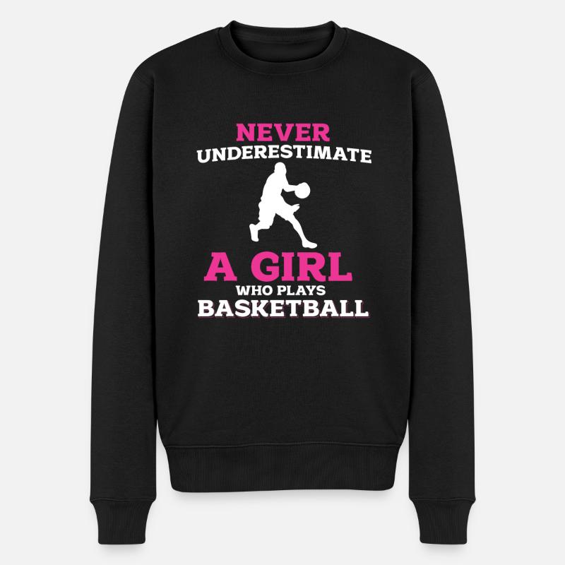 Basket-ball - Pull Premium bio Homme - noir