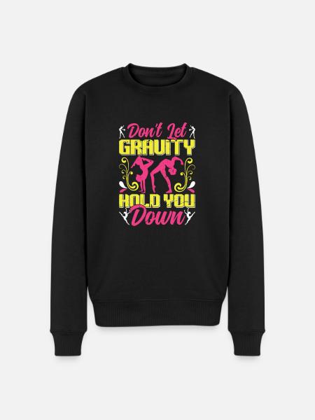 Apparatus Gymnast funny Workout - Men's Premium Organic Jumper - black