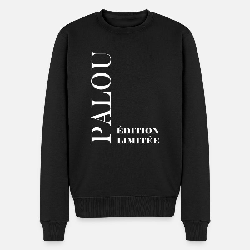 palou - Pull Premium bio Homme - noir