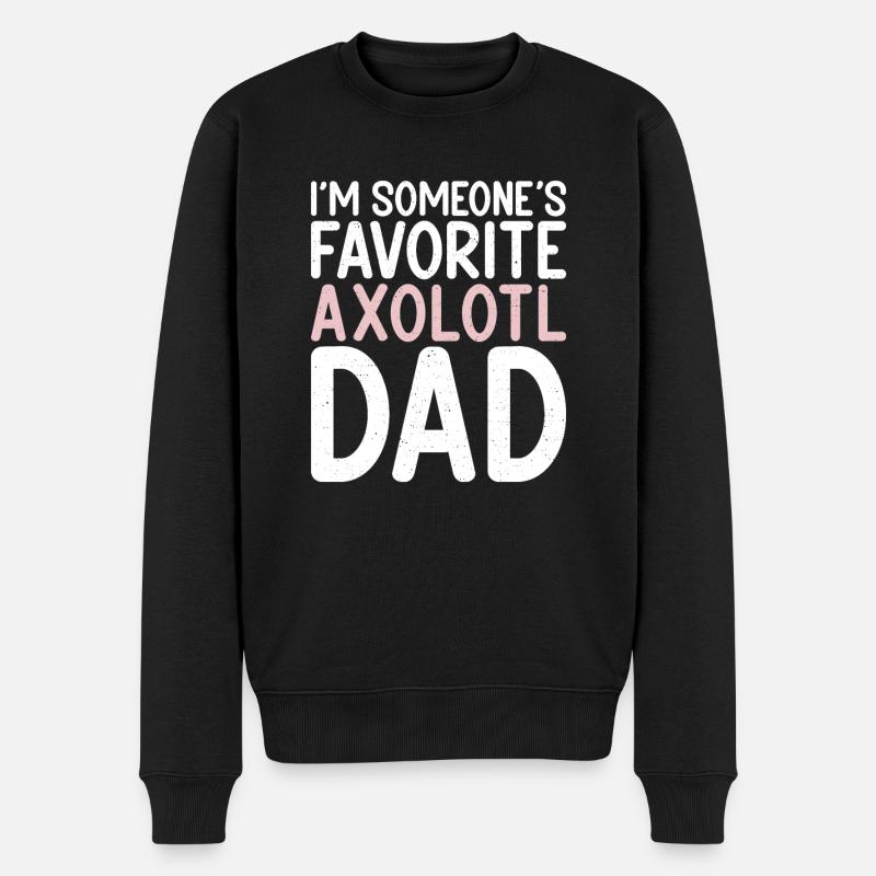 Axolotl Cadeaux d’amoureux - Pull Premium bio Homme - noir
