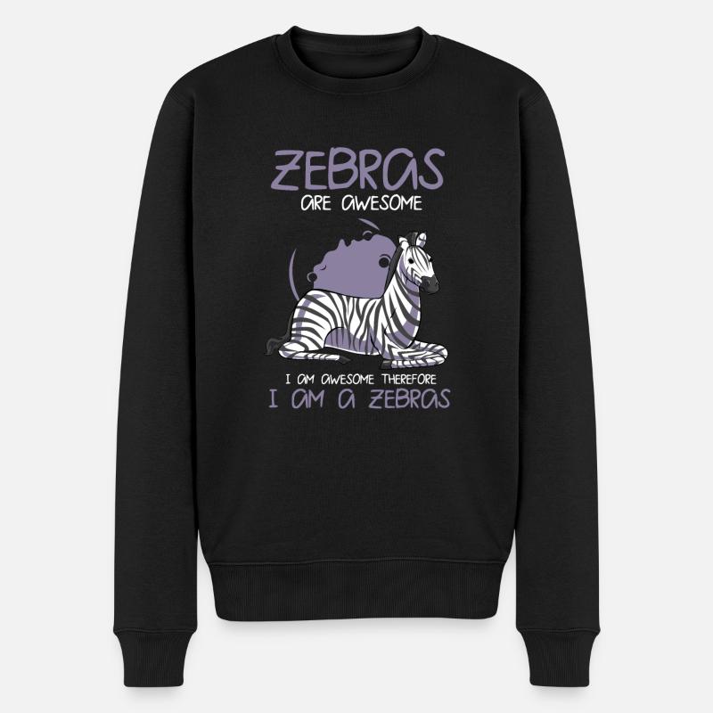 Zèbre - Pull Premium bio Homme - noir