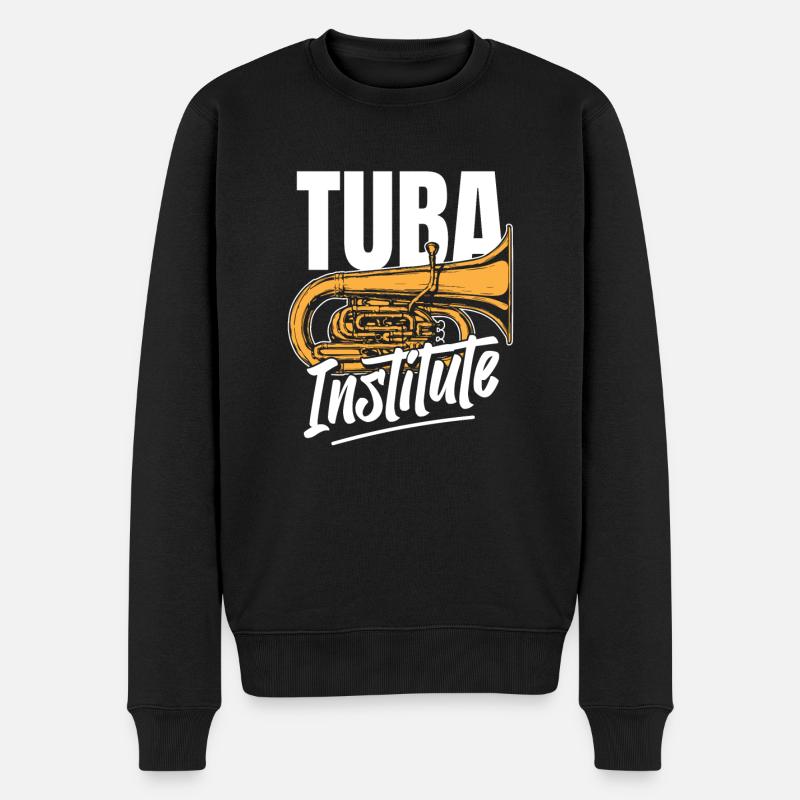 Fanfarenzug Tuba Institut - Männer Premium Bio Pullover - Schwarz