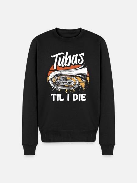 Fanfare Procession Tuba Funny - Men's Premium Organic Jumper - black