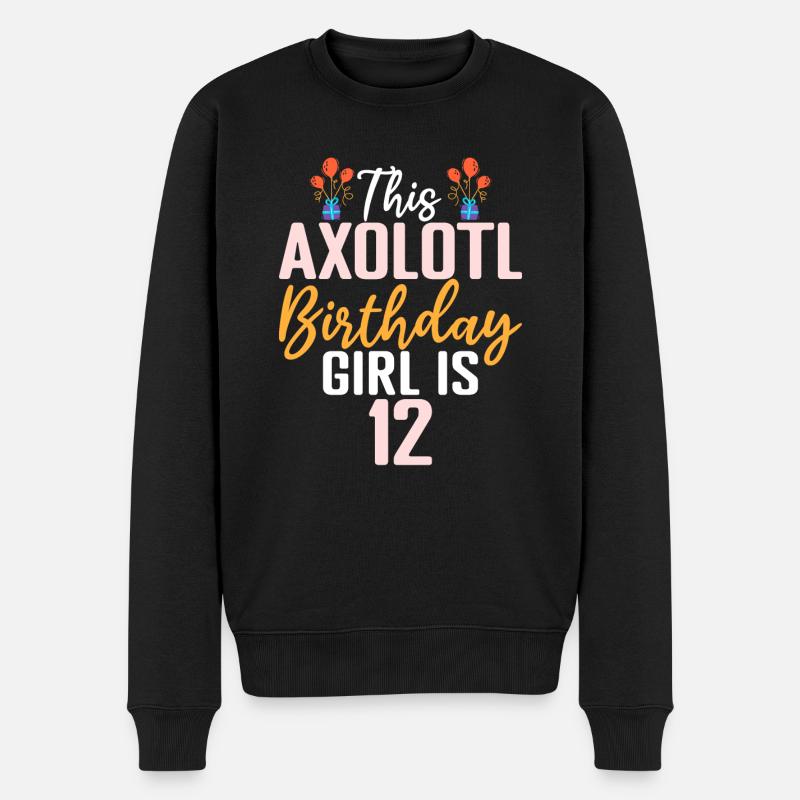 Axolotl Cadeaux d’amoureux - Pull Premium bio Homme - noir