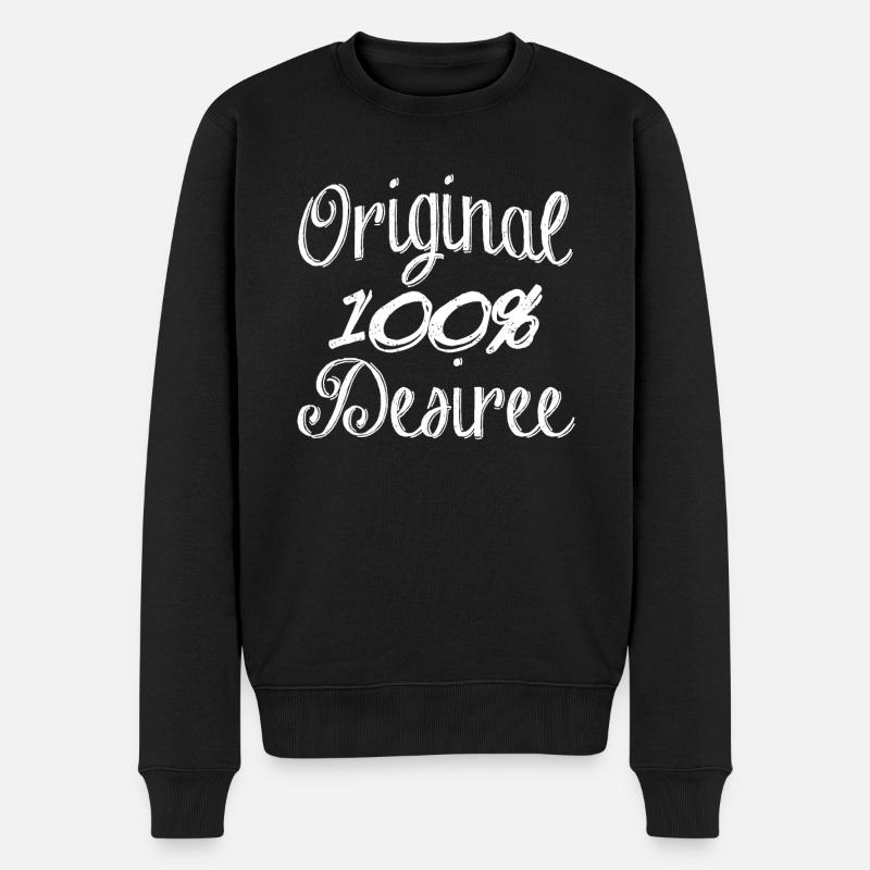 Original 100 % Désirée - Pull Premium bio Homme - noir