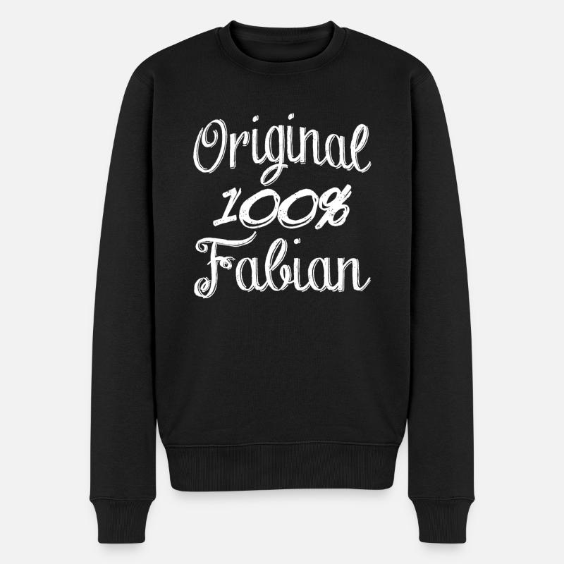 Original 100% Fabian - Pull Premium bio Homme - noir