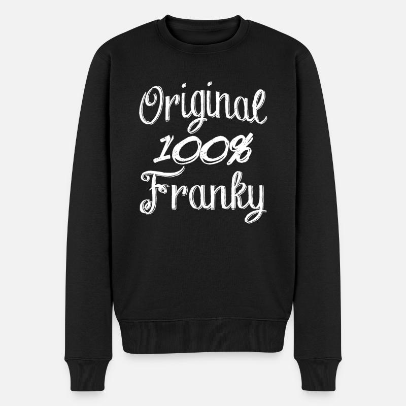 Original 100% Franky - Pull Premium bio Homme - noir
