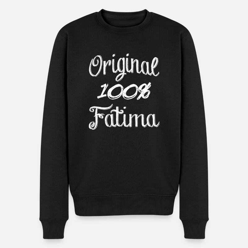 Original 100% Fatima - Pull Premium bio Homme - noir