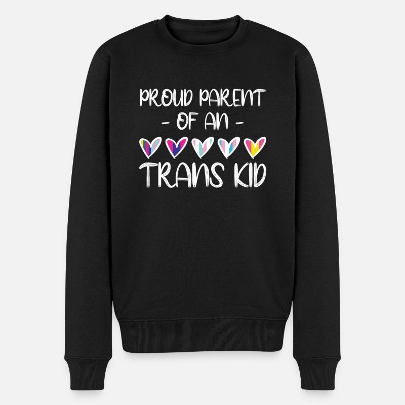 LGBTQ + Shirt Geschenk LGBT Month - Männer Premium Bio Pullover - Schwarz