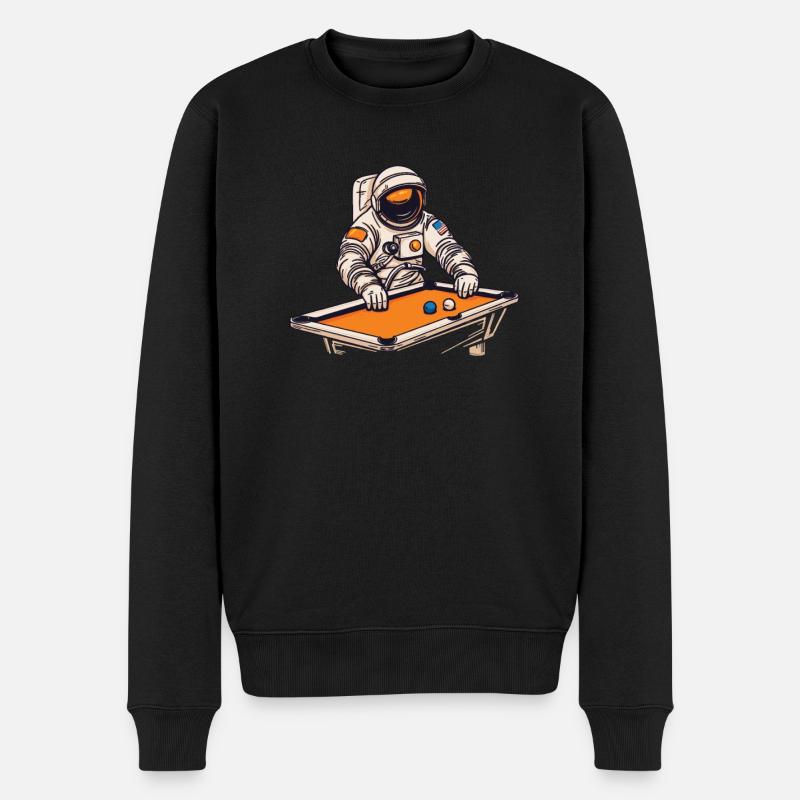 Astronaute de billard - Pull Premium bio Homme - noir