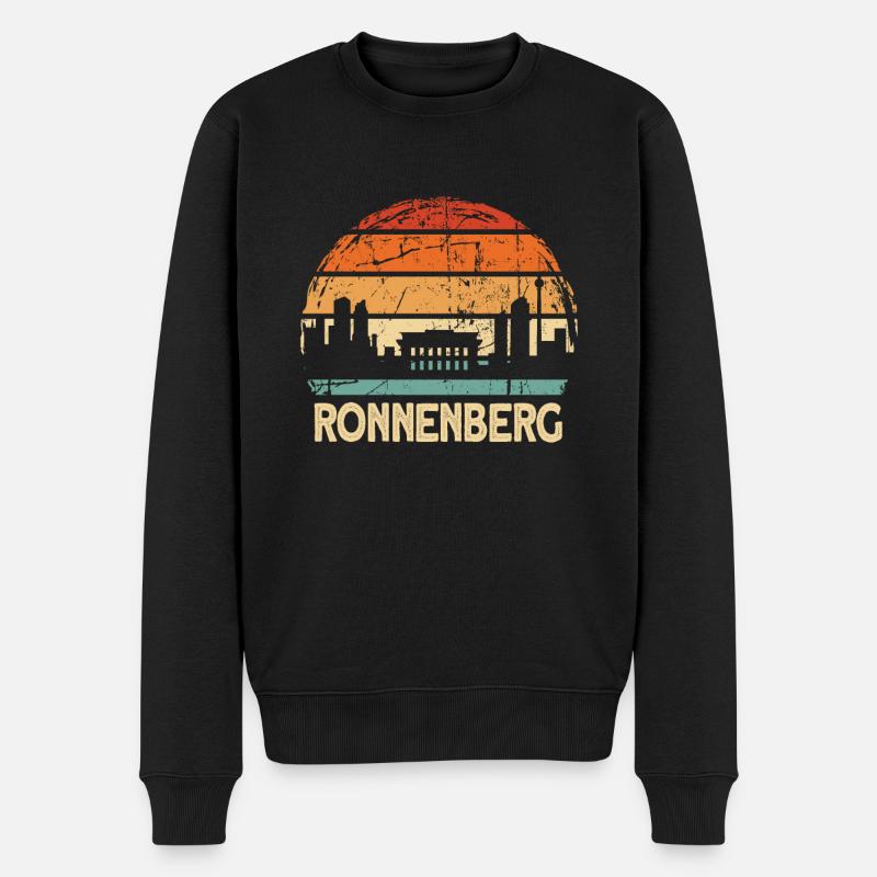 Ronnenberg - Pull Premium bio Homme - noir