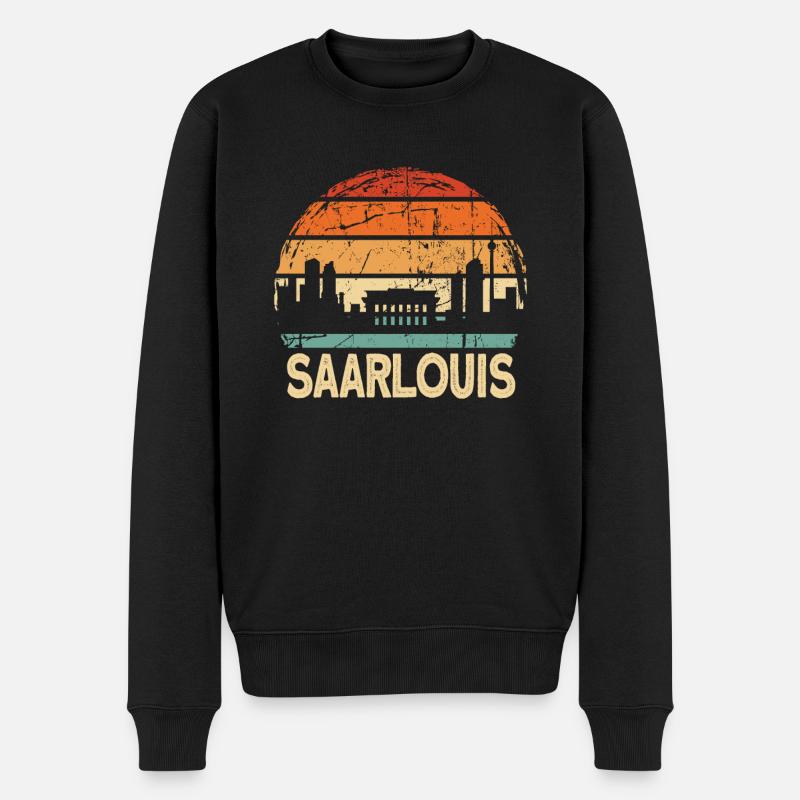 Sarrelouis - Pull Premium bio Homme - noir