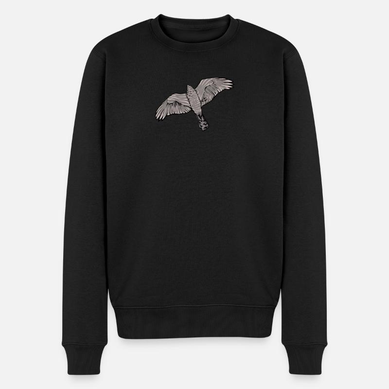 Title - Männer Premium Bio Pullover - Schwarz