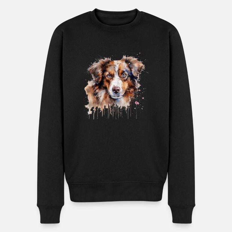 Berger australien - Pull Premium bio Homme - noir