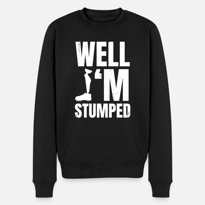 Amputiertes Bein Prothese Geschenk - Männer Premium Bio Pullover - Schwarz