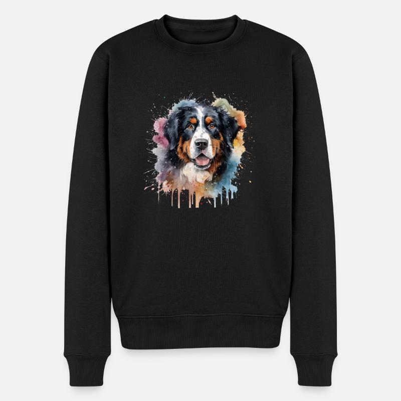 Bouvier bernois - Pull Premium bio Homme - noir