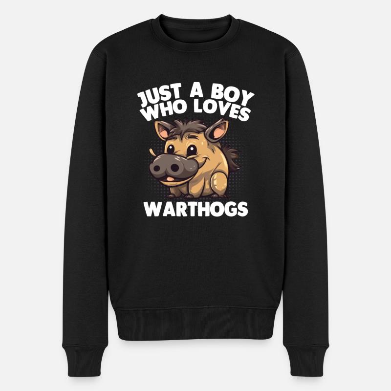 Phacochère - Pull Premium bio Homme - noir