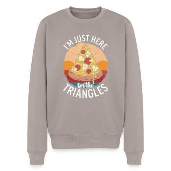 Pizza maker Pizzaiolo - Pull Premium bio Homme - taupe - Devant - Nico (187cm)