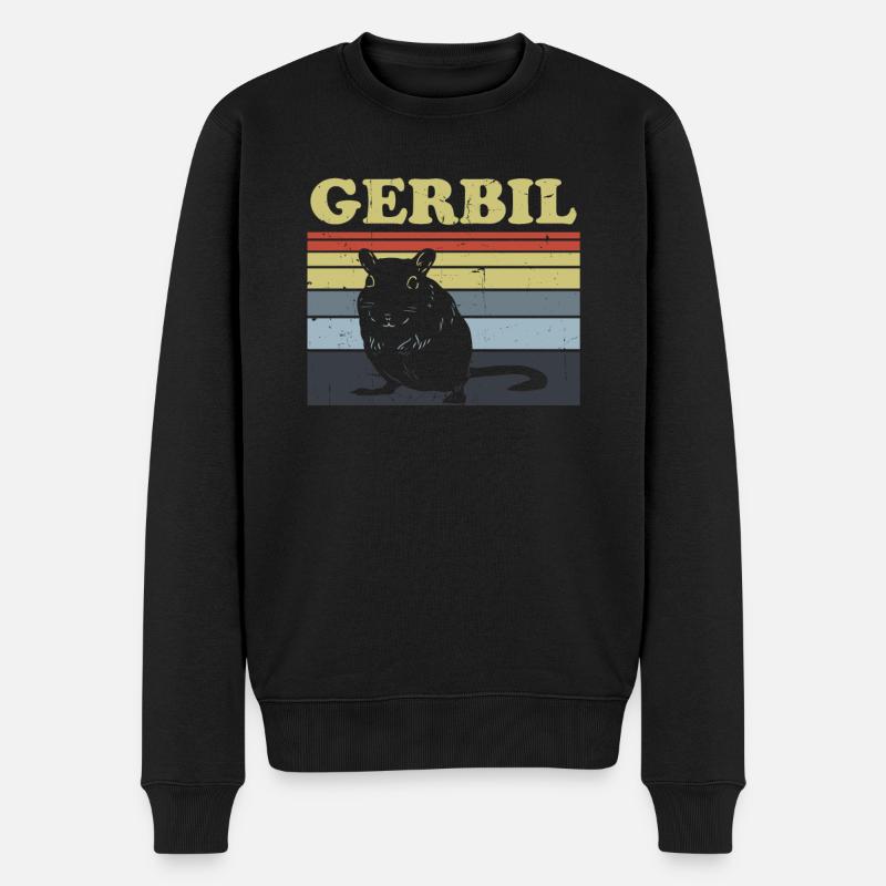 Gerbille - Pull Premium bio Homme - noir