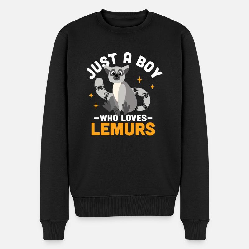 Lémurien - Pull Premium bio Homme - noir